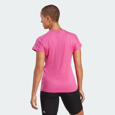 Adidas Women Aeroready Train Essentials Minimal Branding V-Neck Training Tee on www NeosSports.com