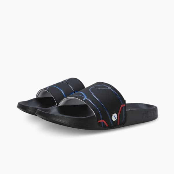 Puma Unisex BMW M Motorsport Leadcat 2.0 Graphic Casual Slides on www.NeosSports.com