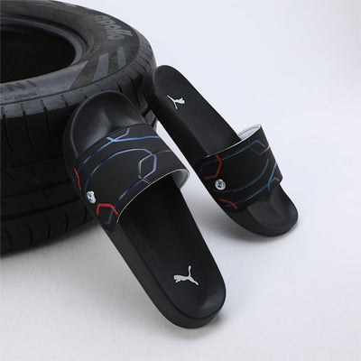 Puma Unisex BMW M Motorsport Leadcat 2.0 Graphic Casual Slides on www.NeosSports.com