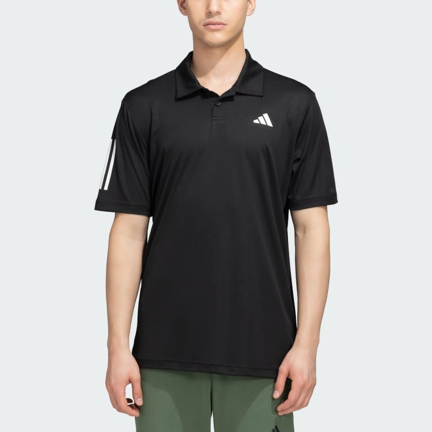 Adidas Men Club 3 Stripes Tennis Polo Tee on www.NeosSports.com