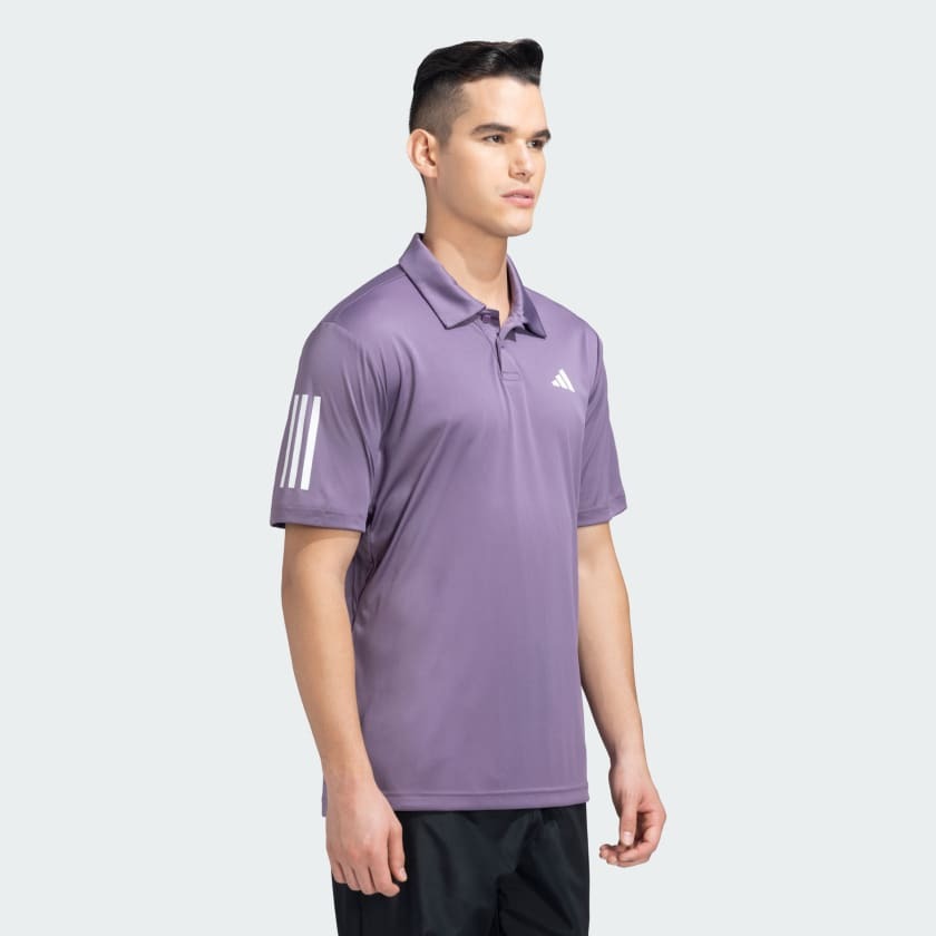 Adidas Men Club 3 Stripes Tennis Polo Tee on www.NeosSports.com