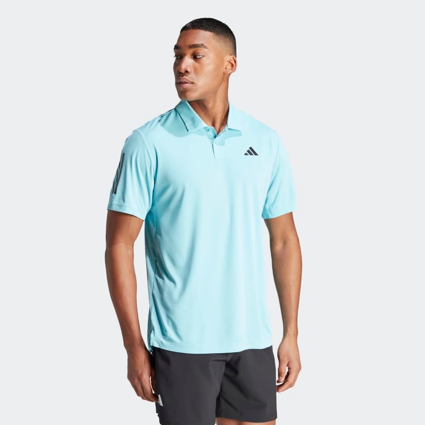 Adidas Men Club 3 Stripes Tennis Polo Shirt on www.NeosSports.com