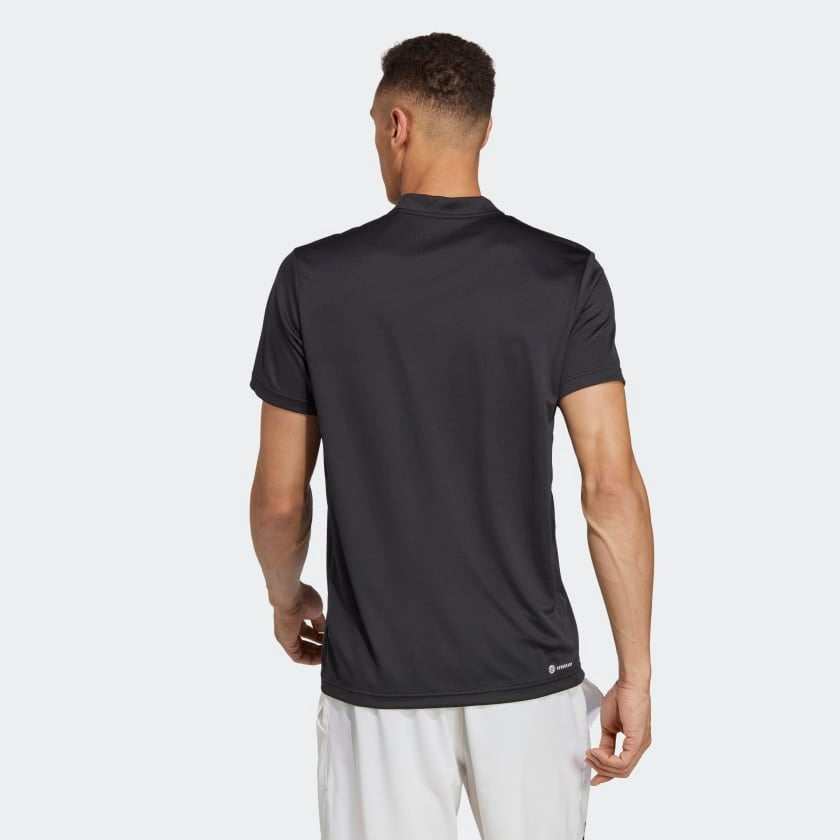 Adidas Men Club Tennis Henley Polo Shirt on www.NeosSports.com