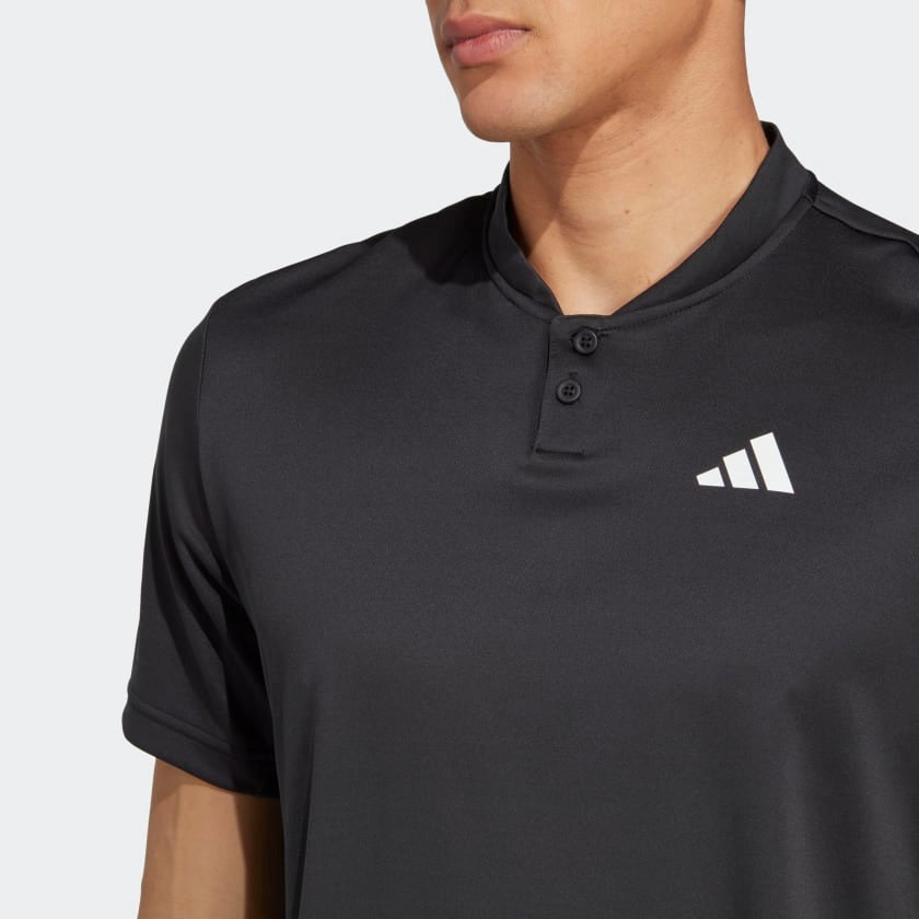 Adidas Men Club Tennis Henley Polo Shirt on www.NeosSports.com