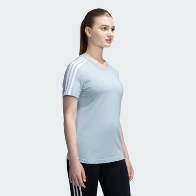 Adidas Women Essentials Slim 3 Stripes Training Tee on www.NeosSports.com