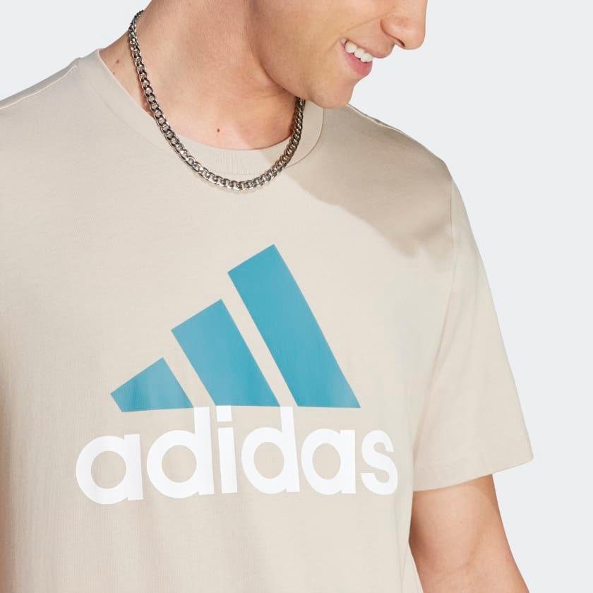 Adidas Men Essentials Single Jersey Big Logo Casual Tee on www.NeosSports.com