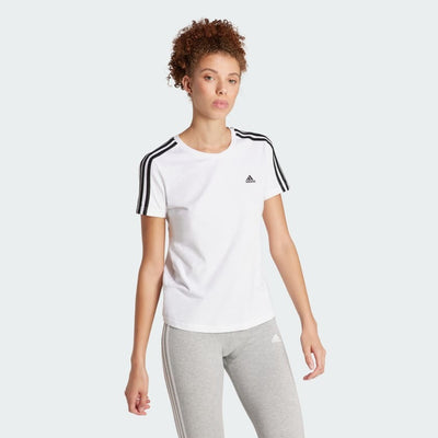 Adidas Women Essentials Slim 3-Stripes Casual T-Shirt on www.NeosSports.com