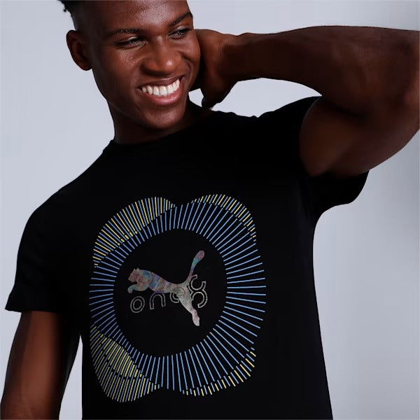 PUMA x one8 Graphic Men's Slim Fit Casual T-Shirt on www.NeosSports.com