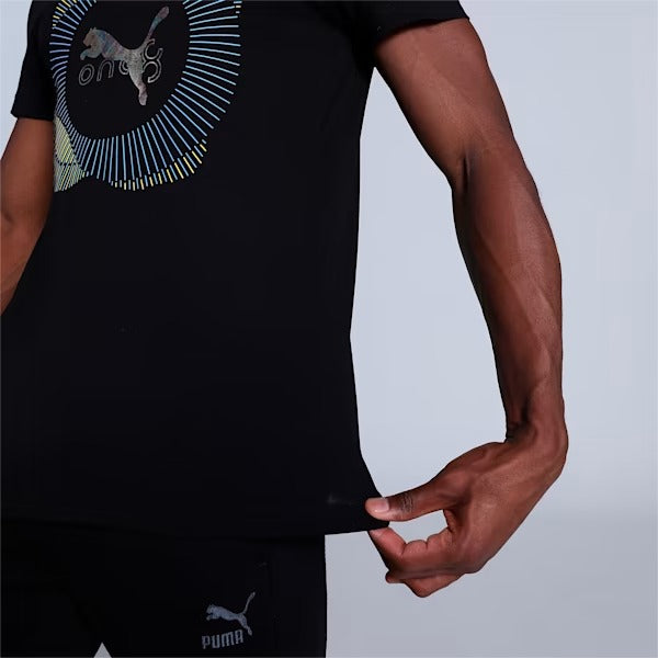 PUMA x one8 Graphic Men's Slim Fit Casual T-Shirt on www.NeosSports.com