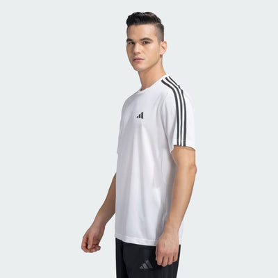 Adidas Men Essentials Base 3-Stripes Training Tee on www.NeosSports.com