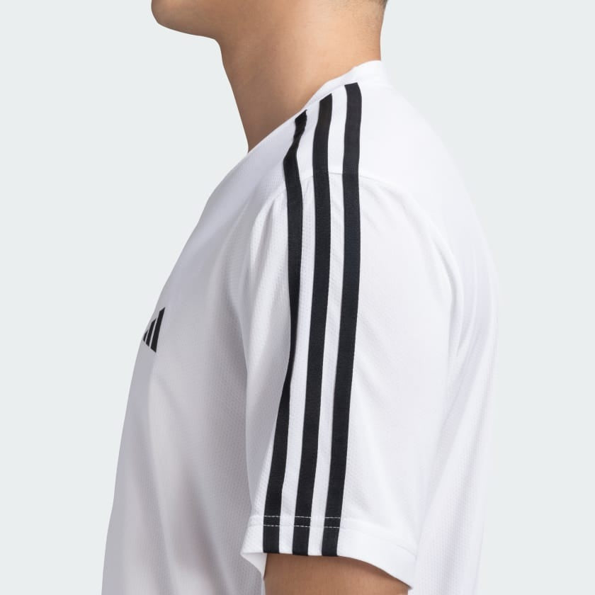 Adidas Men Essentials Base 3-Stripes Training Tee on www.NeosSports.com