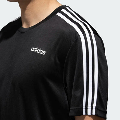 Adidas Men Sporty Round Neck 3-Stripes Training Tee on www.NeosSports.comac