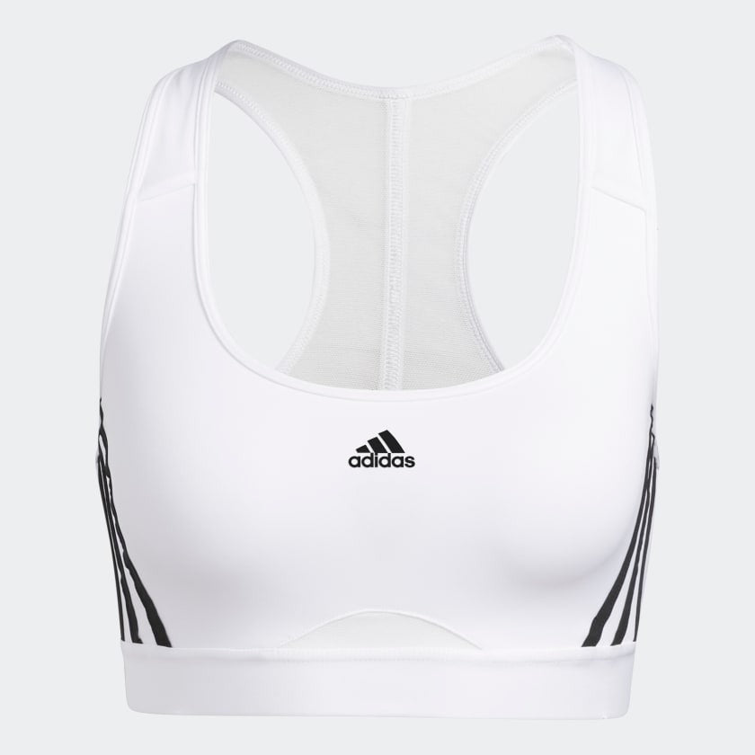 Adidas Women Powerreact Medium-Support 3-Stripes Training Bra on www.NeosSports.com