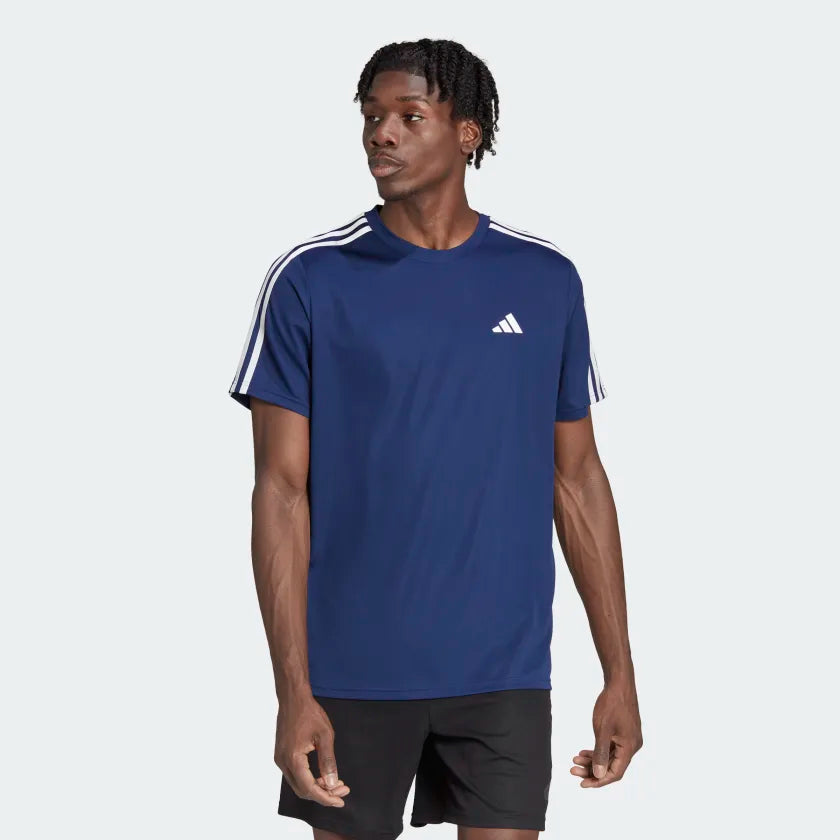 Adidas Men Train Essentials 3-Stripes Training Tee on www.NeosSports.com