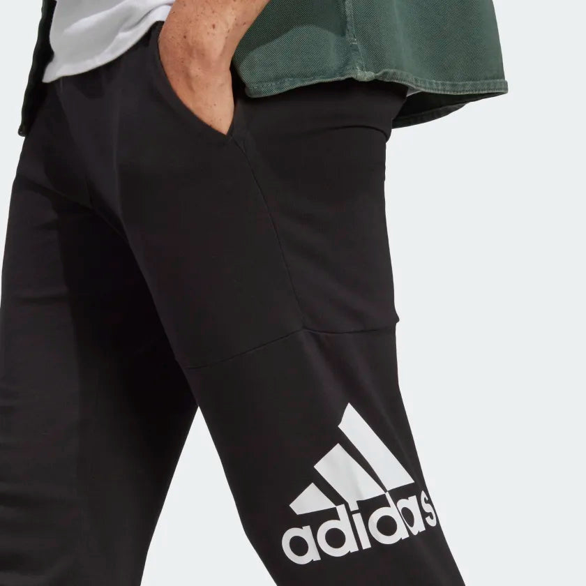 Adidas Men Essentials Single Jersey Tapered Badge Of Sport Casual Pants on www.NeosSports.com