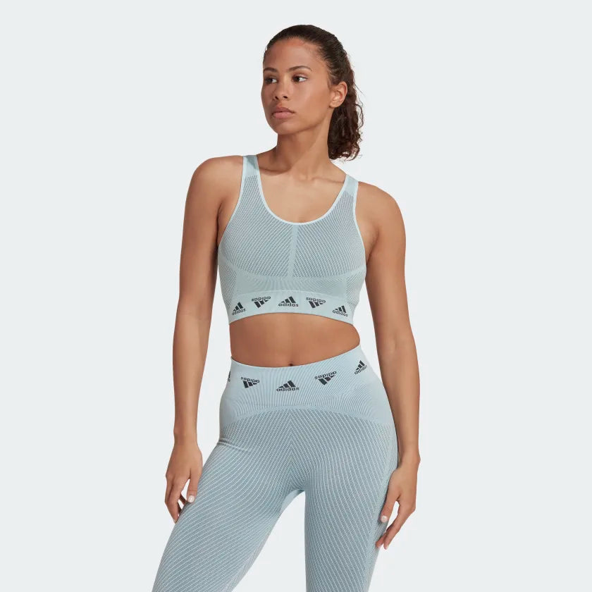 Adidas Women Aeroknit Light-Support Training Bra on www.NeosSports.com