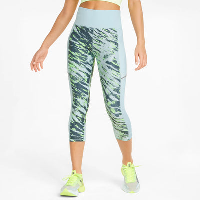 Puma Women 5K Graphic High Waisted 3/4 Running Tights on www.NeosSports.com