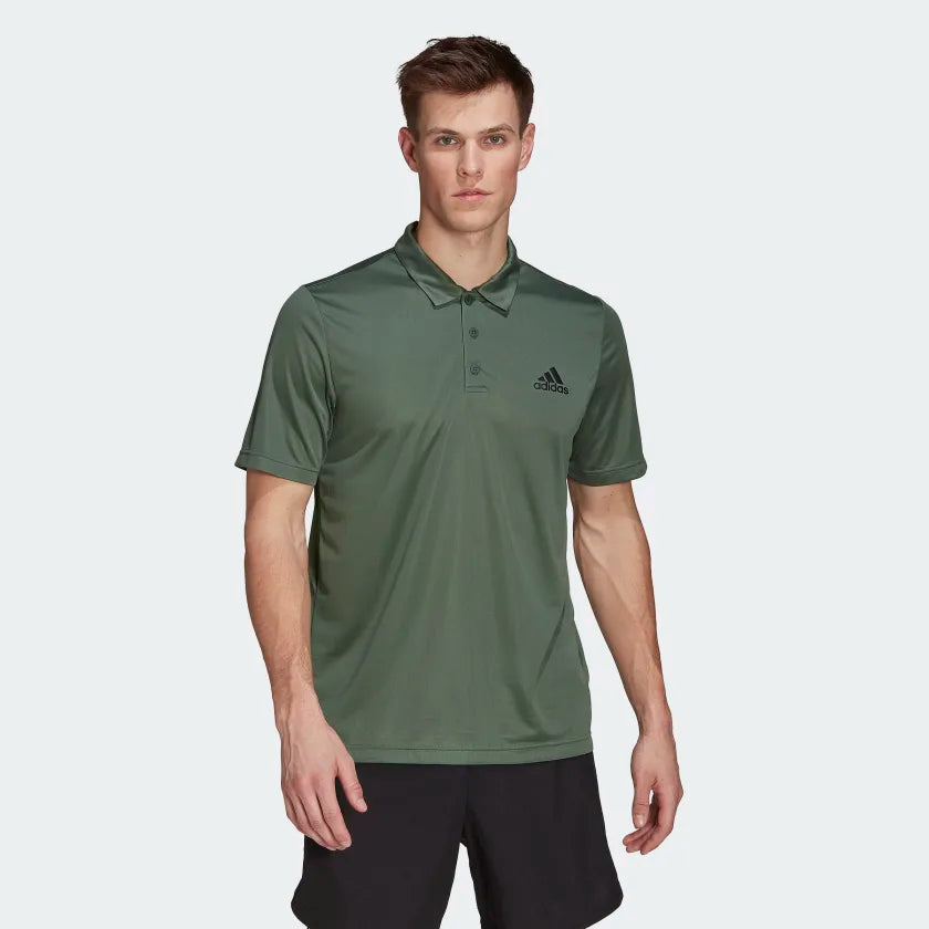 Adidas Men Aeroready Designed To Move Sport Training Polo Shirt on www.NeosSports.com