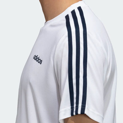 Adidas Men Sporty Round Neck 3-Stripes Training Tee on www.NeosSports.com