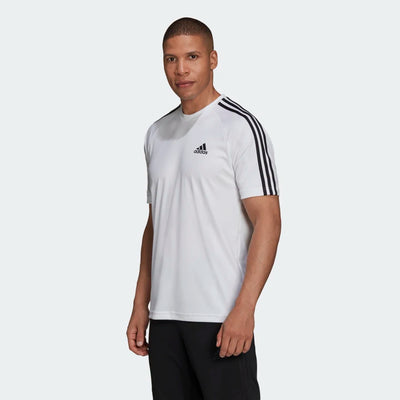 Adidas Men Aeroready Sereno 3-Stripes Football Tee on www.NeosSports.com