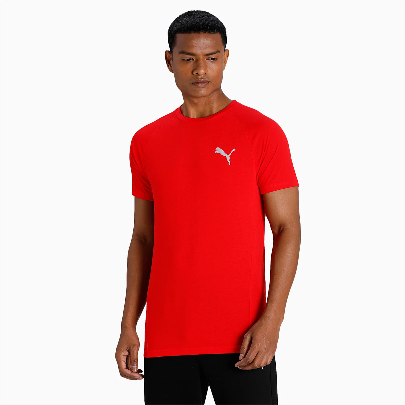 Puma Men Evostripe Slim Fit T-Shirt on www.NeosSports.com