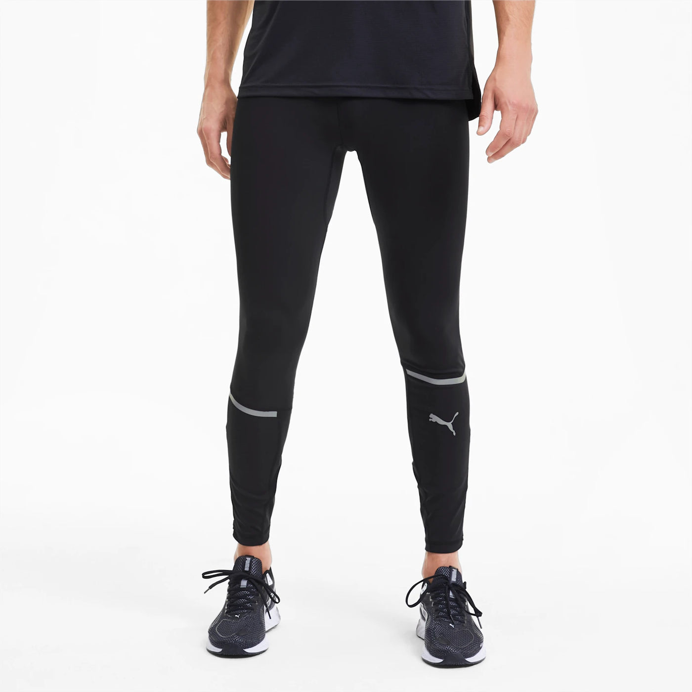 Puma Men Lite Long Reflective Tec dryCELL Running Tights on www.NeosSports.com