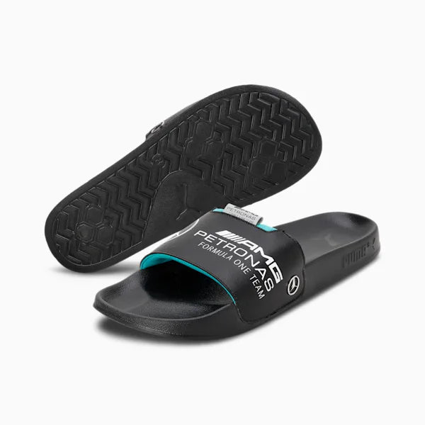 Puma Motorsport Unisex Mercedes-AMG Petronas Motorsport F1 Leadcat 2.0 Logo Motorsport Casual Slides  on wwww.NeosSports.com