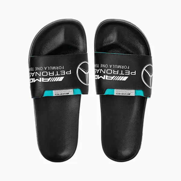 Puma Motorsport Unisex Mercedes-AMG Petronas Motorsport F1 Leadcat 2.0 Logo Motorsport Casual Slides  on wwww.NeosSports.com