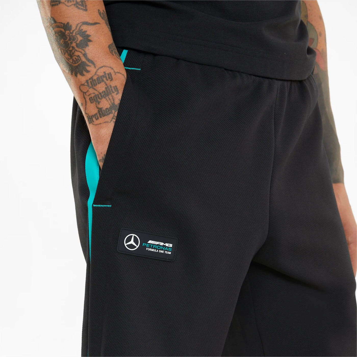 Puma Motorsport Men Mercedes F1 Sweat Shorts on www.NeosSports.com