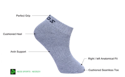 Neos Sports Men Low Cut Socks on www.NeosSports.com