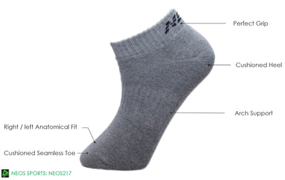 Shop Neos Low Cut Extra Cushioned Socks on www.NeosSports.com