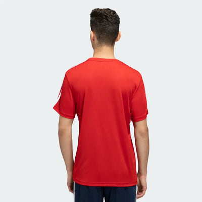 Adidas Men Sporty Round Neck 3-Stripes Training Tee on www.NeosSports.com