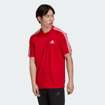 Adidas Men Aeroready Sereno 3-Stripes Football Tee on www.NeosSports.com