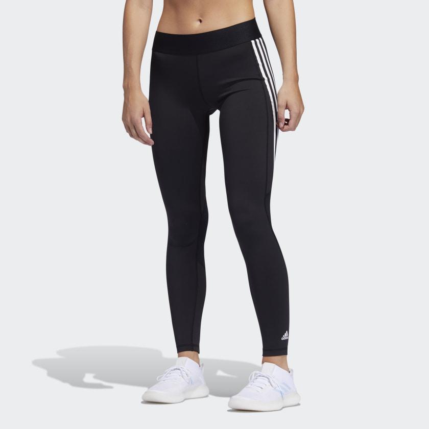 Adidas Alphaskin 3-Stripes Long Tights