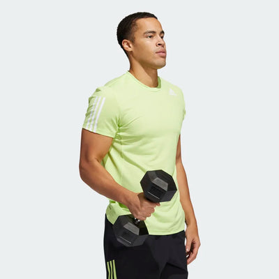 Adidas Men Primeblue Aeroready 3-Stripes Slim Training Tee on www.NeosSports.com