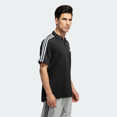 Adidas Men D2M 3-Stripes Running Polo Tee on www.NeosSports.com