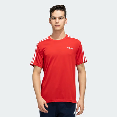 Adidas Men Sporty Round Neck 3-Stripes Training Tee on www.NeosSports.com