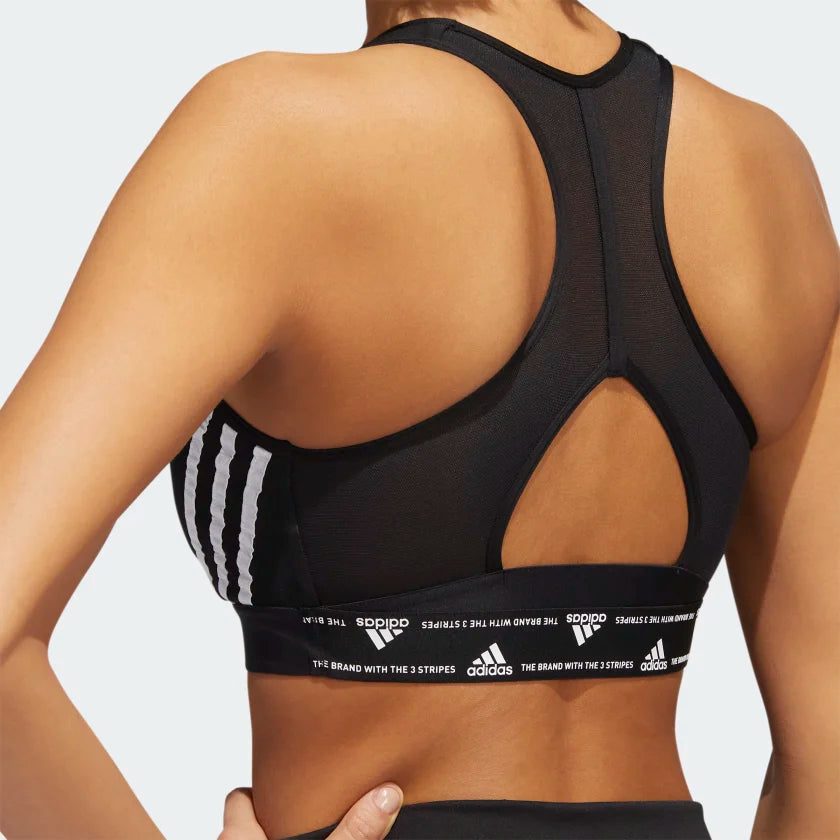 Adidas Women Powerreact Medium-Support 3-Stripes Training Bra on www.NeosSports.com