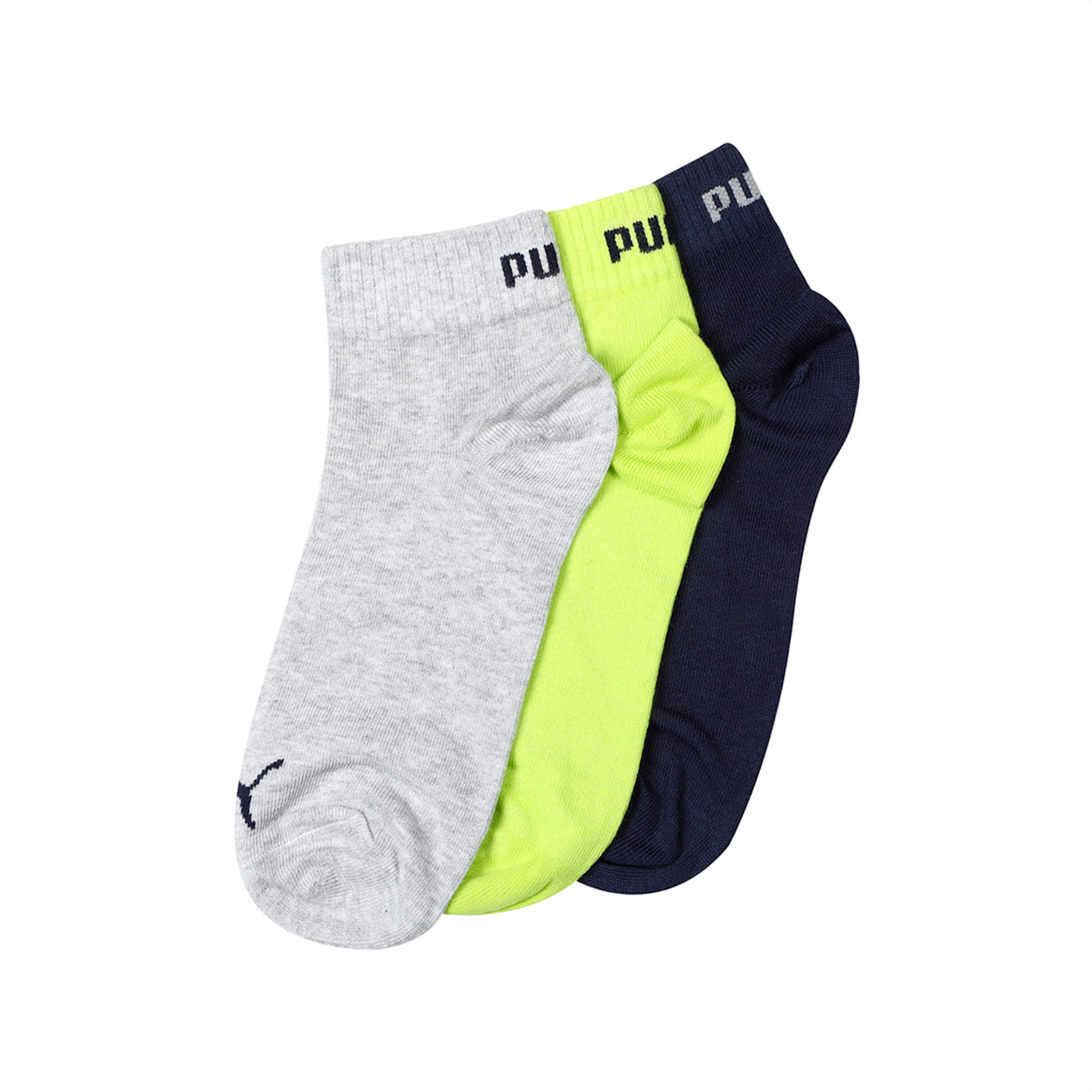 Puma Unisex Quarter Socks (Pack of 3)